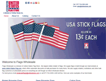 Tablet Screenshot of flags-wholesale.com